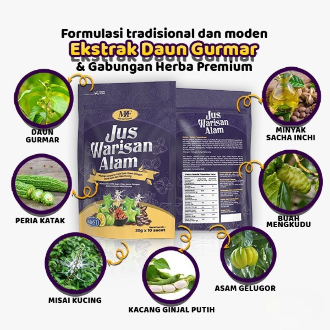 Jus Warisan Alam - Gabungan Herba Premium